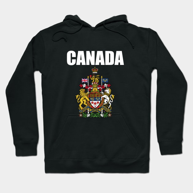 Canada Coat Of Arms Royal Hoodie by uncleodon